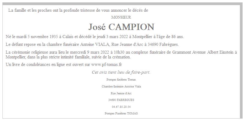 Image Annonce nécrologique