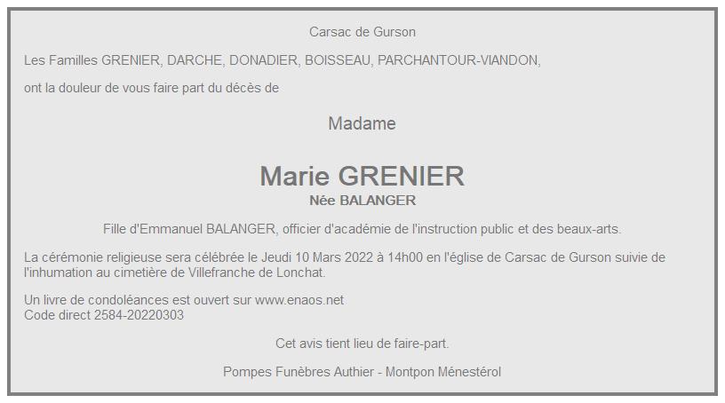 Image Annonce nécrologique