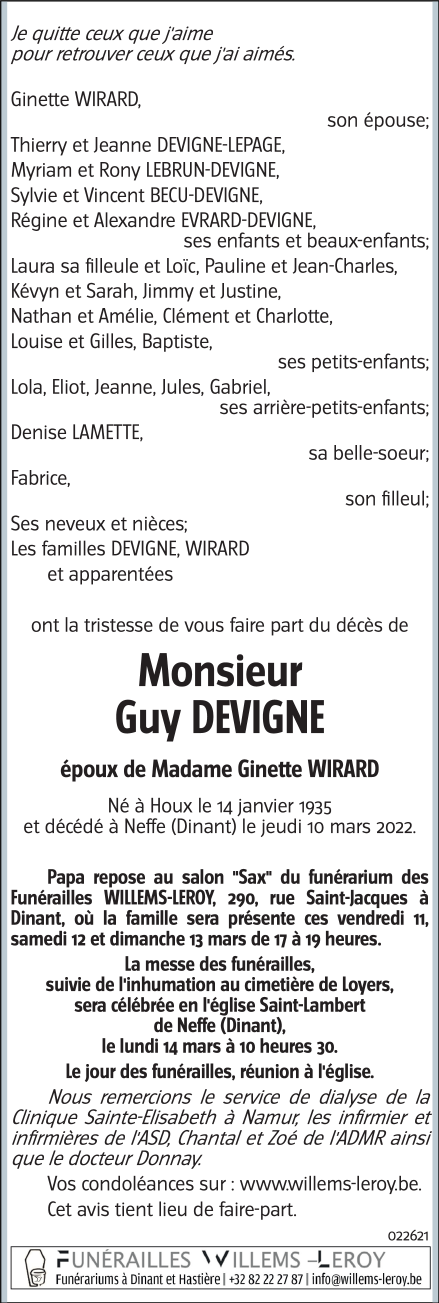 Image Annonce nécrologique