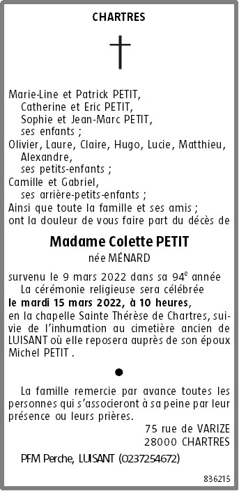 Image Annonce nécrologique