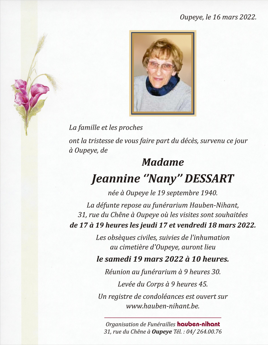 Image Annonce nécrologique