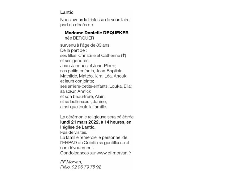 Image Annonce nécrologique