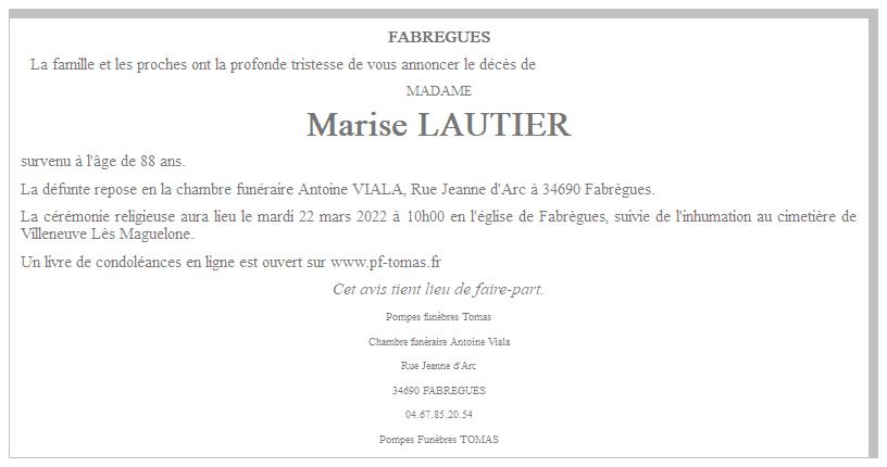 Image Annonce nécrologique