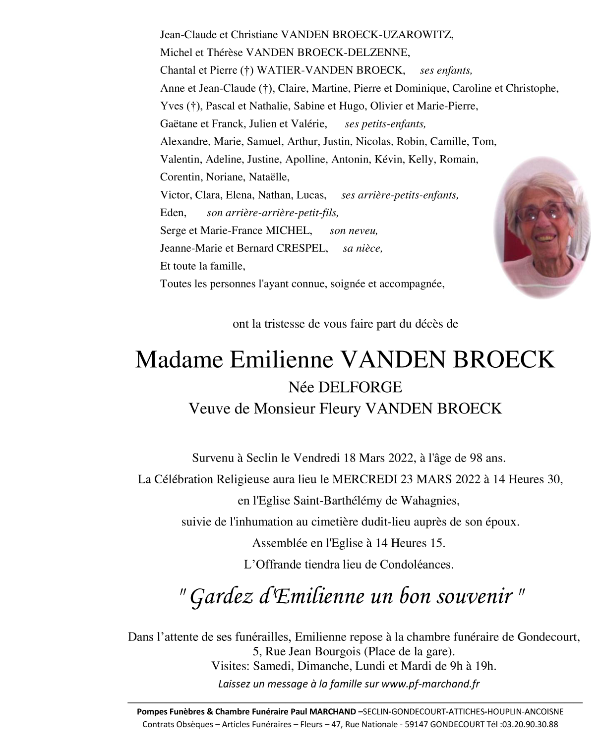 Image Annonce nécrologique
