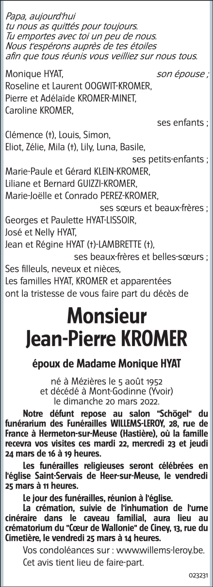 Image Annonce nécrologique
