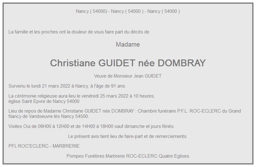 Image Annonce nécrologique