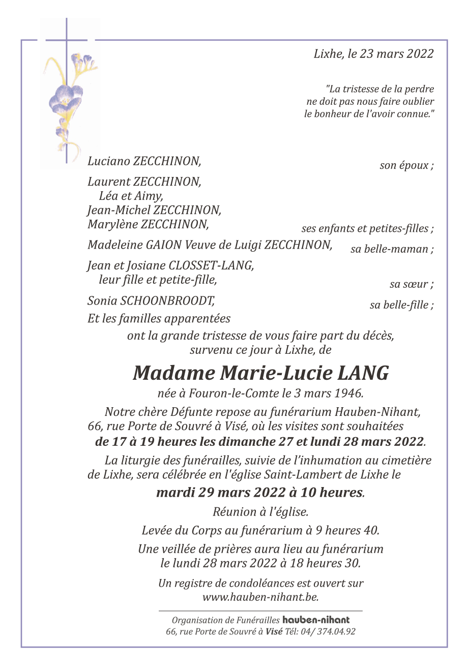 Image Annonce nécrologique