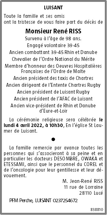 Image Annonce nécrologique
