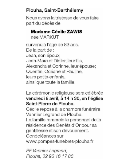 Image Annonce nécrologique
