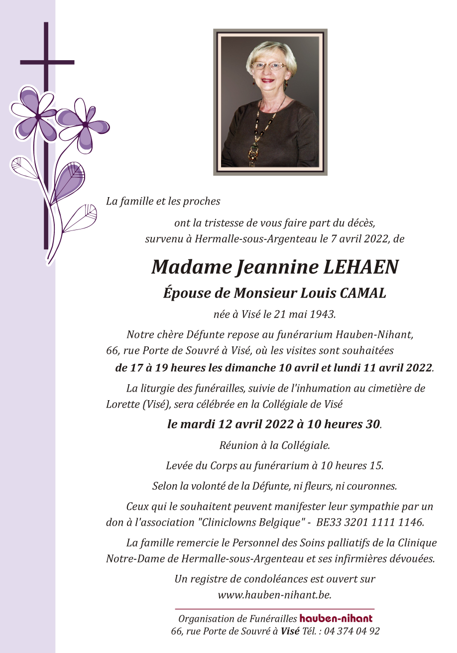 Image Annonce nécrologique