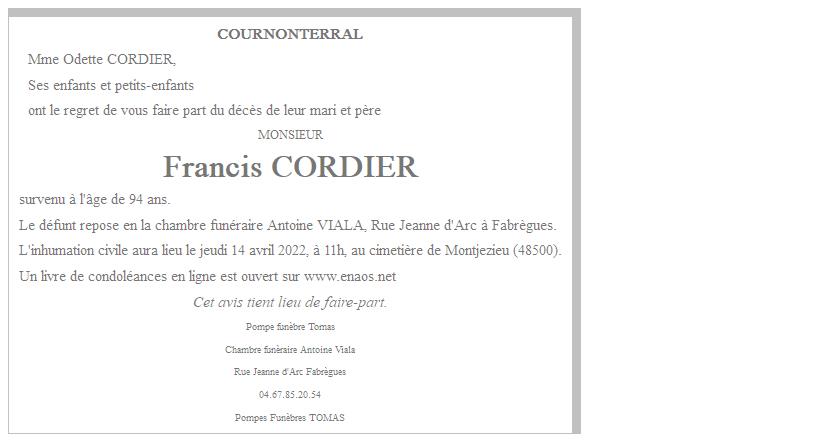 Image Annonce nécrologique
