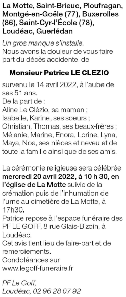 Image Annonce nécrologique