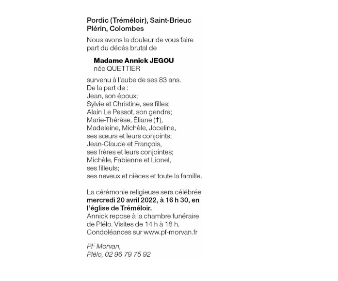 Image Annonce nécrologique