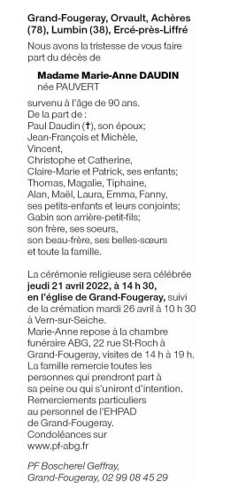 Image Annonce nécrologique