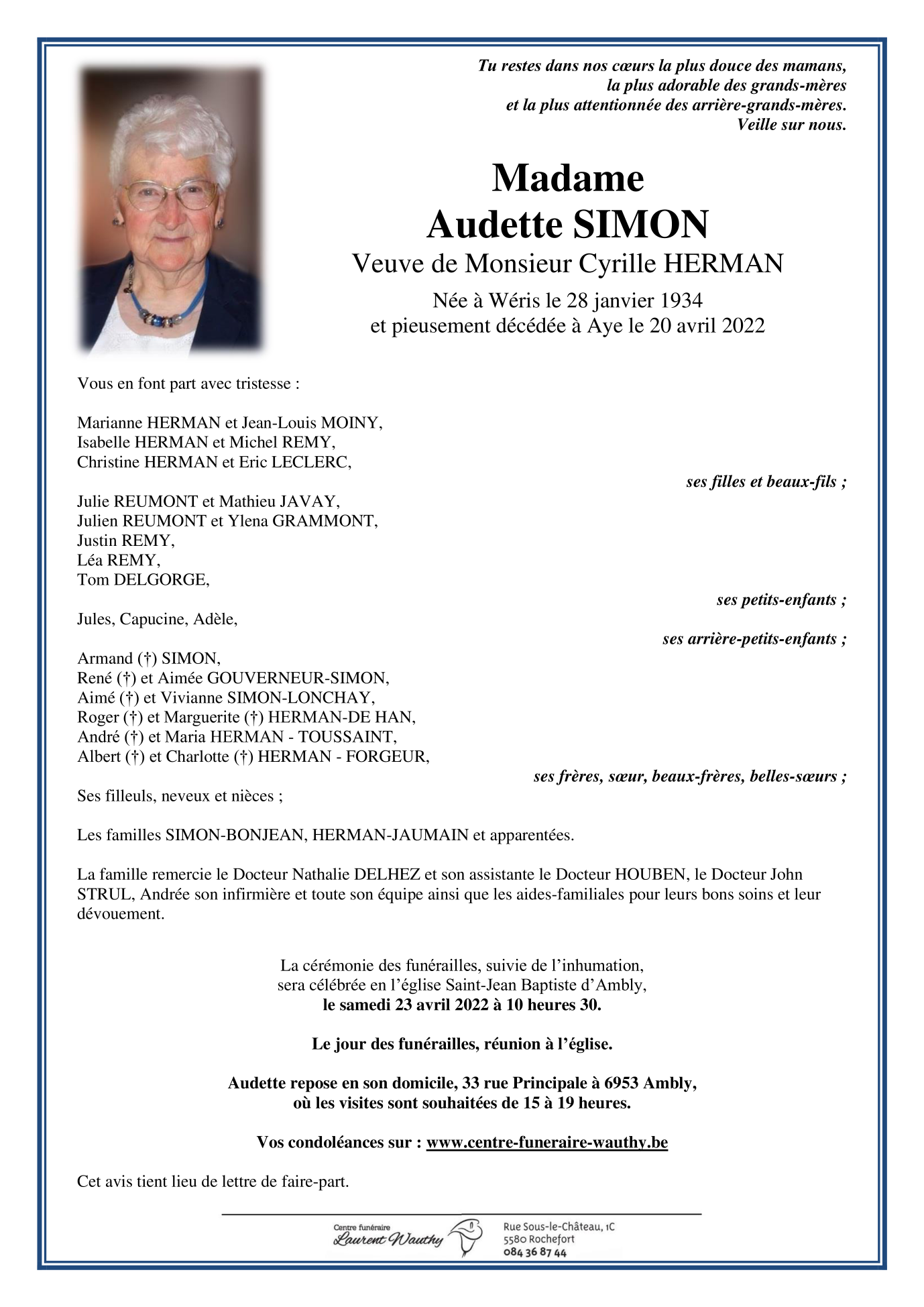Image Annonce nécrologique