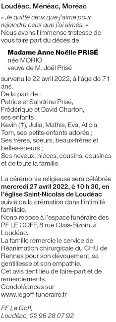 Image Annonce nécrologique