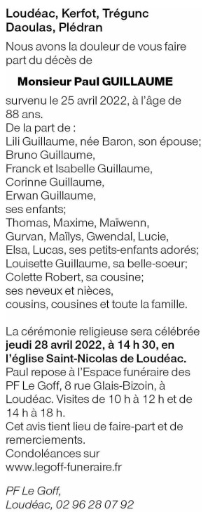 Image Annonce nécrologique