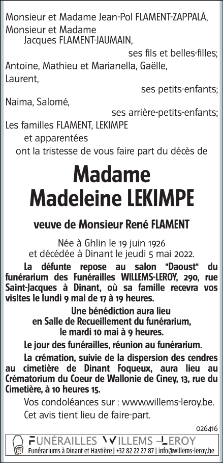 Image Annonce nécrologique