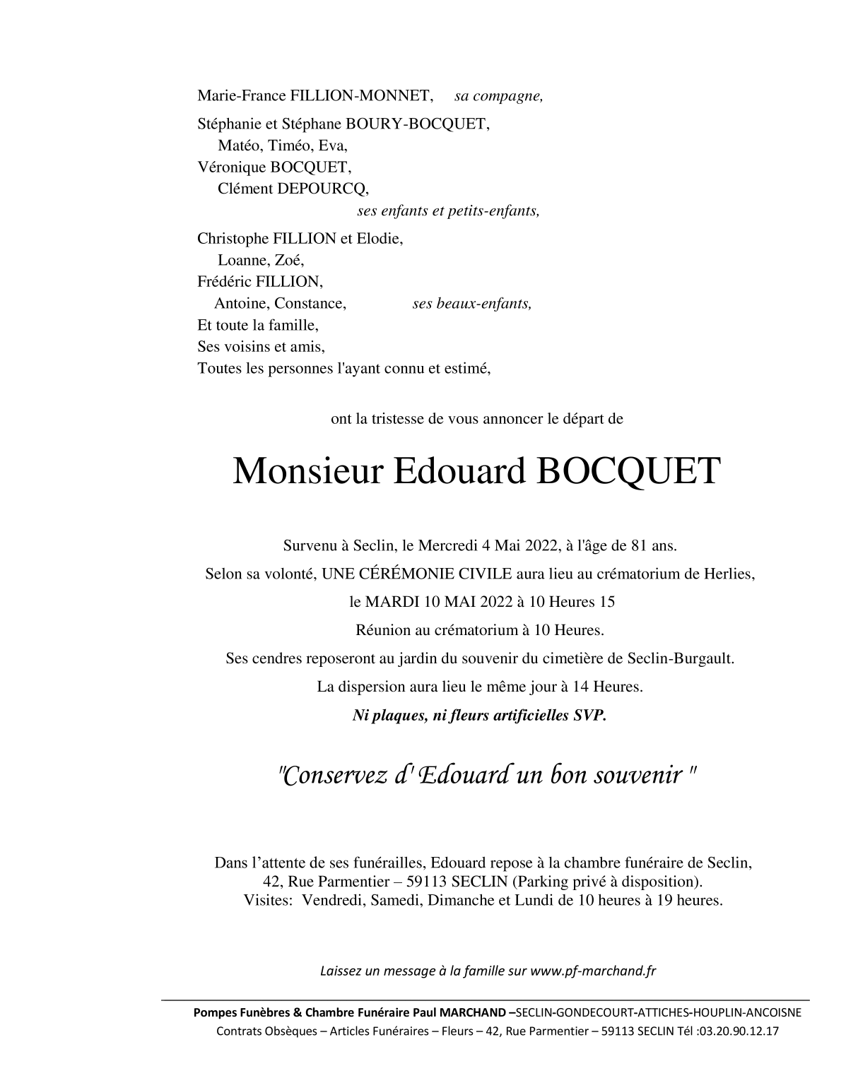 Image Pour voir le faire-part d'Edouard CLIQUEZ-ICI