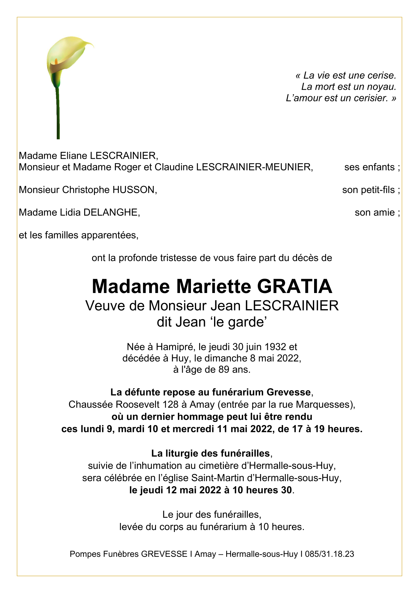 Image Annonce nécrologique