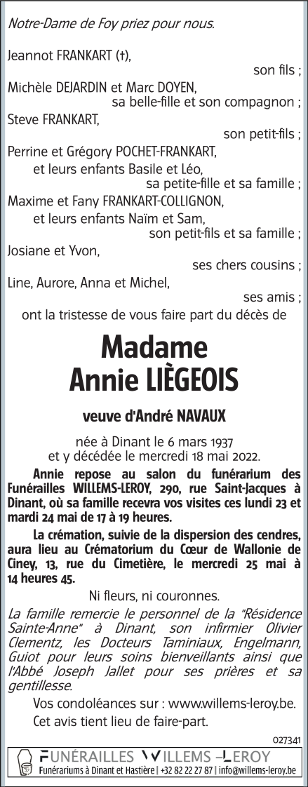 Image Annonce nécrologique