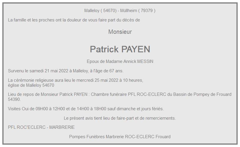 Image Annonce nécrologique