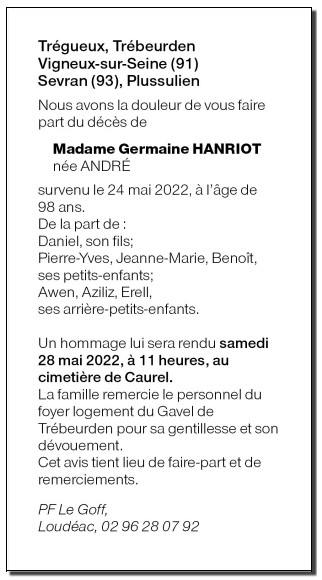 Image Annonce nécrologique