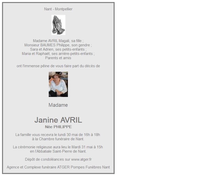 Image Annonce nécrologique