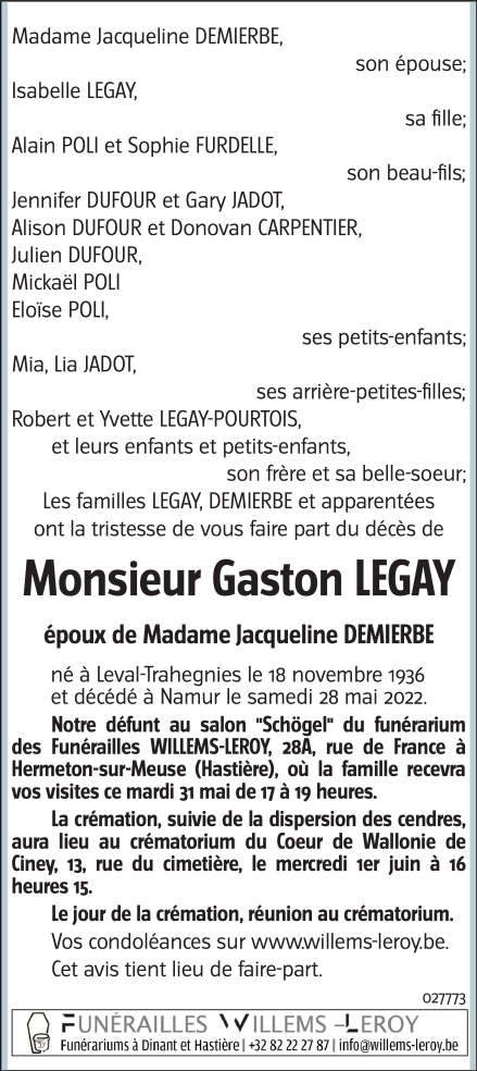 Image Annonce nécrologique