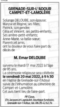 Image Annonce nécrologique