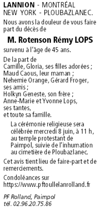Image Annonce nécrologique