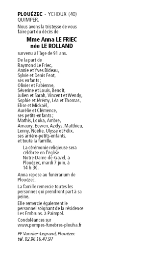 Image Annonce nécrologique