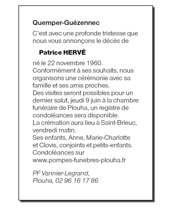 Image Annonce nécrologique