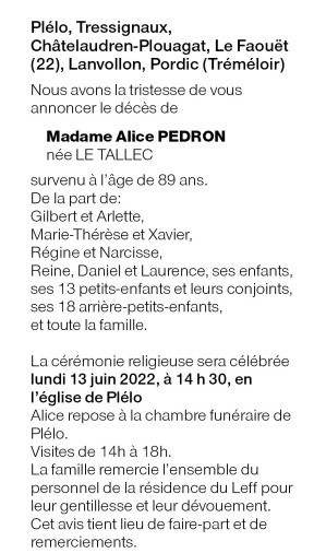 Image Annonce nécrologique