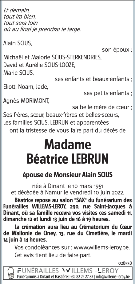 Image Annonce nécrologique