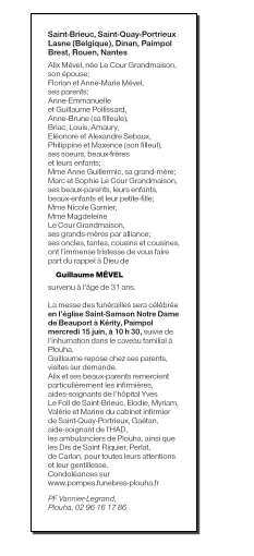 Image Annonce nécrologique