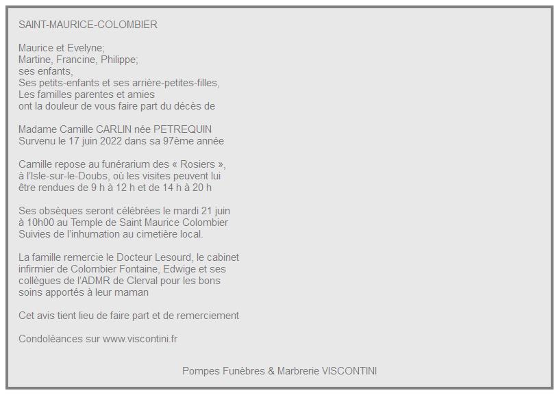Image Annonce nécrologique