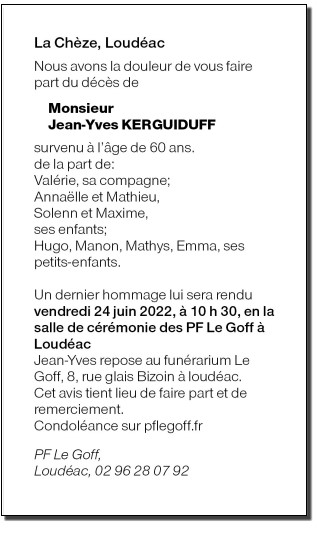 Image Annonce nécrologique