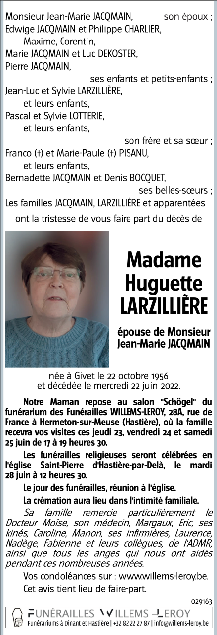 Image Annonce nécrologique