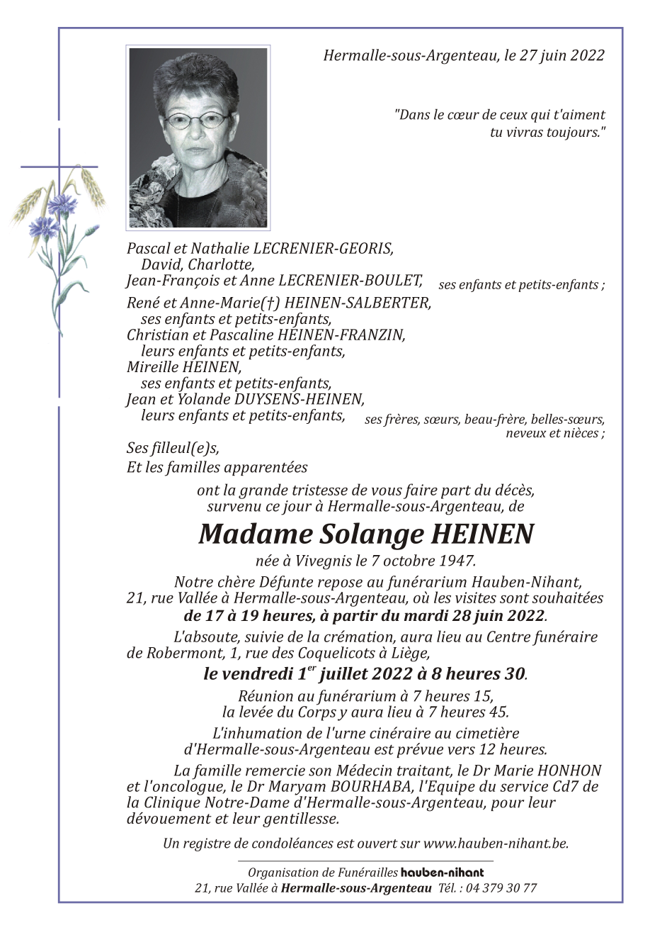 Image Annonce nécrologique