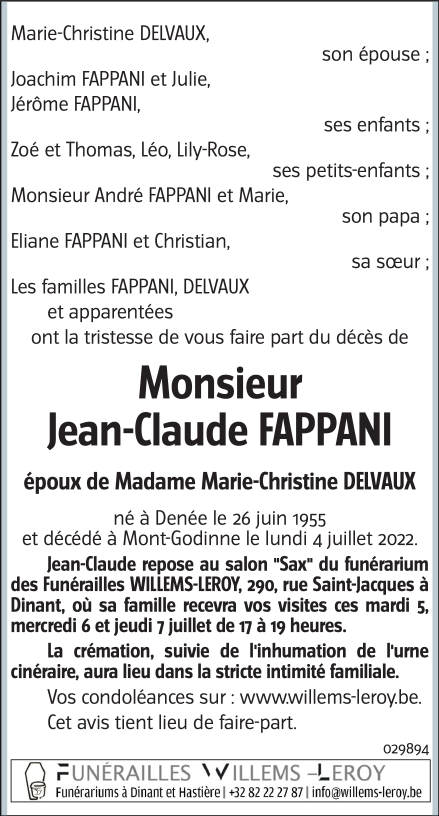 Image Annonce nécrologique