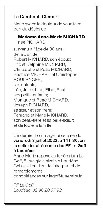 Image Annonce nécrologique