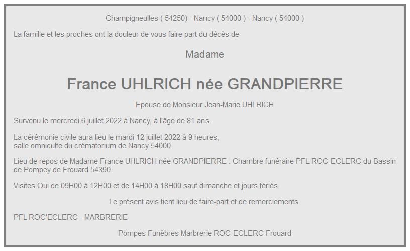 Image Annonce nécrologique