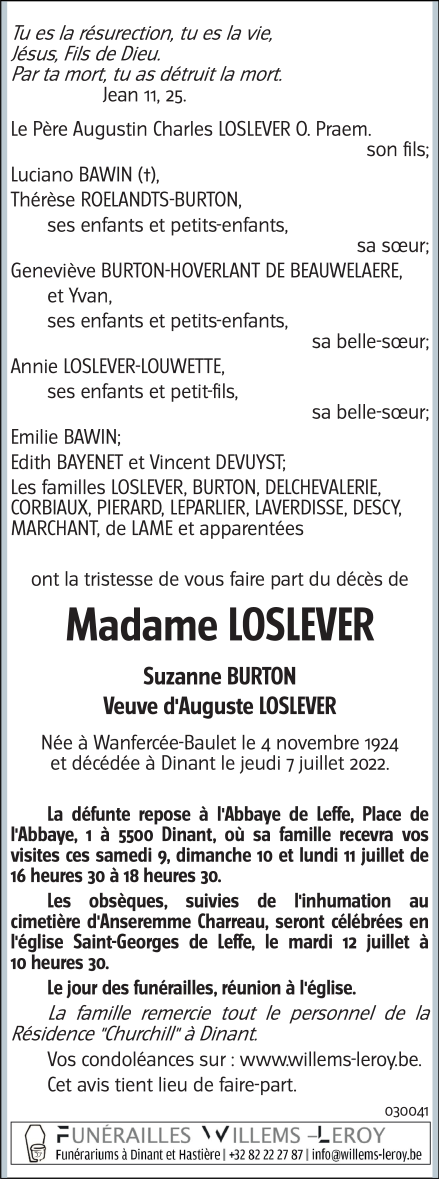 Image Annonce nécrologique