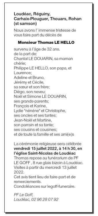 Image Annonce nécrologique