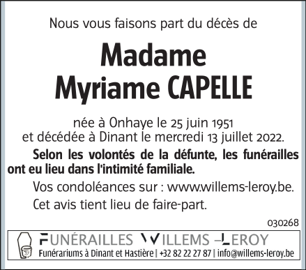 Image Annonce nécrologique
