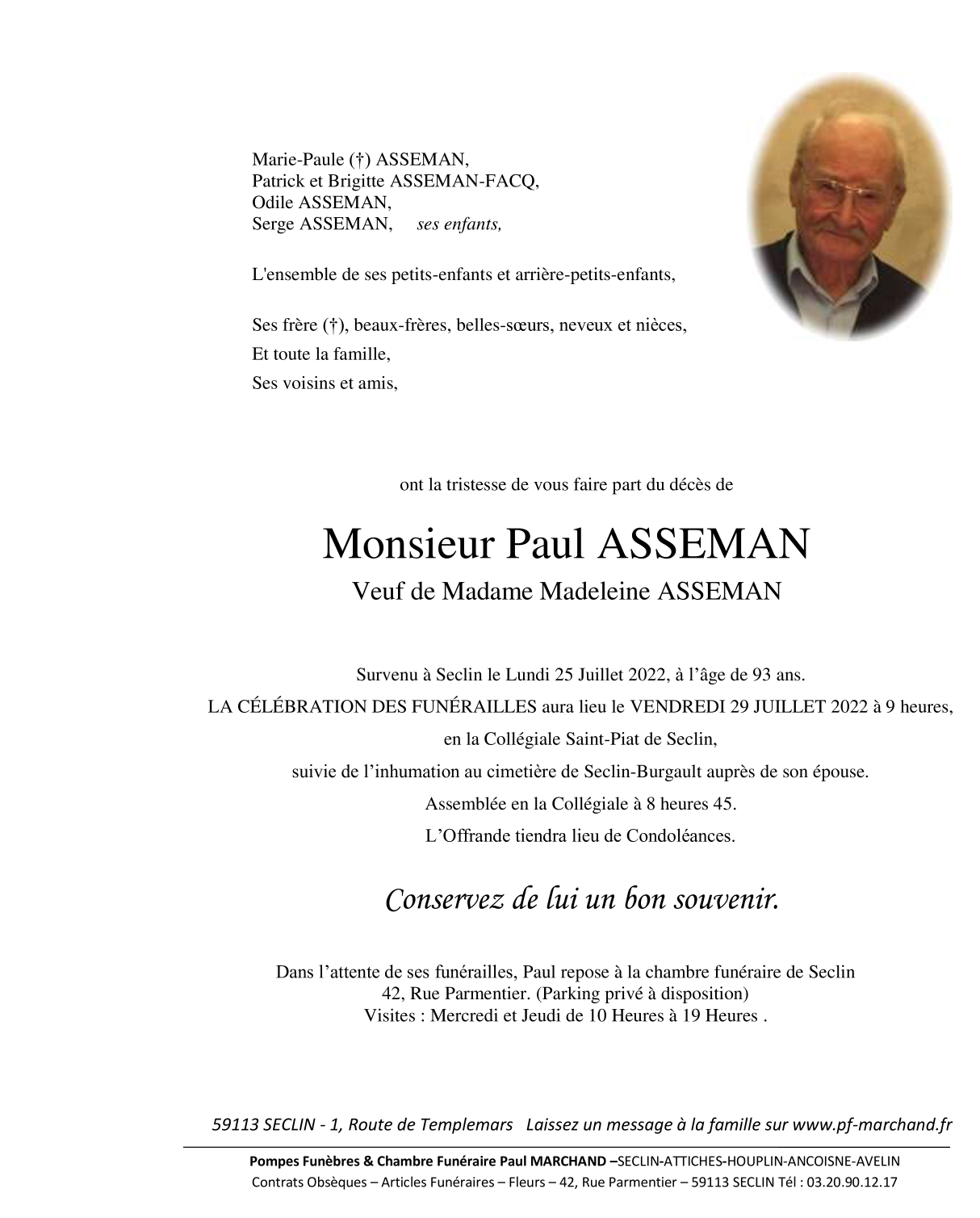 Image Pour voir le faire-part de Paul Cliquez-ici