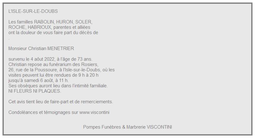 Image Annonce nécrologique
