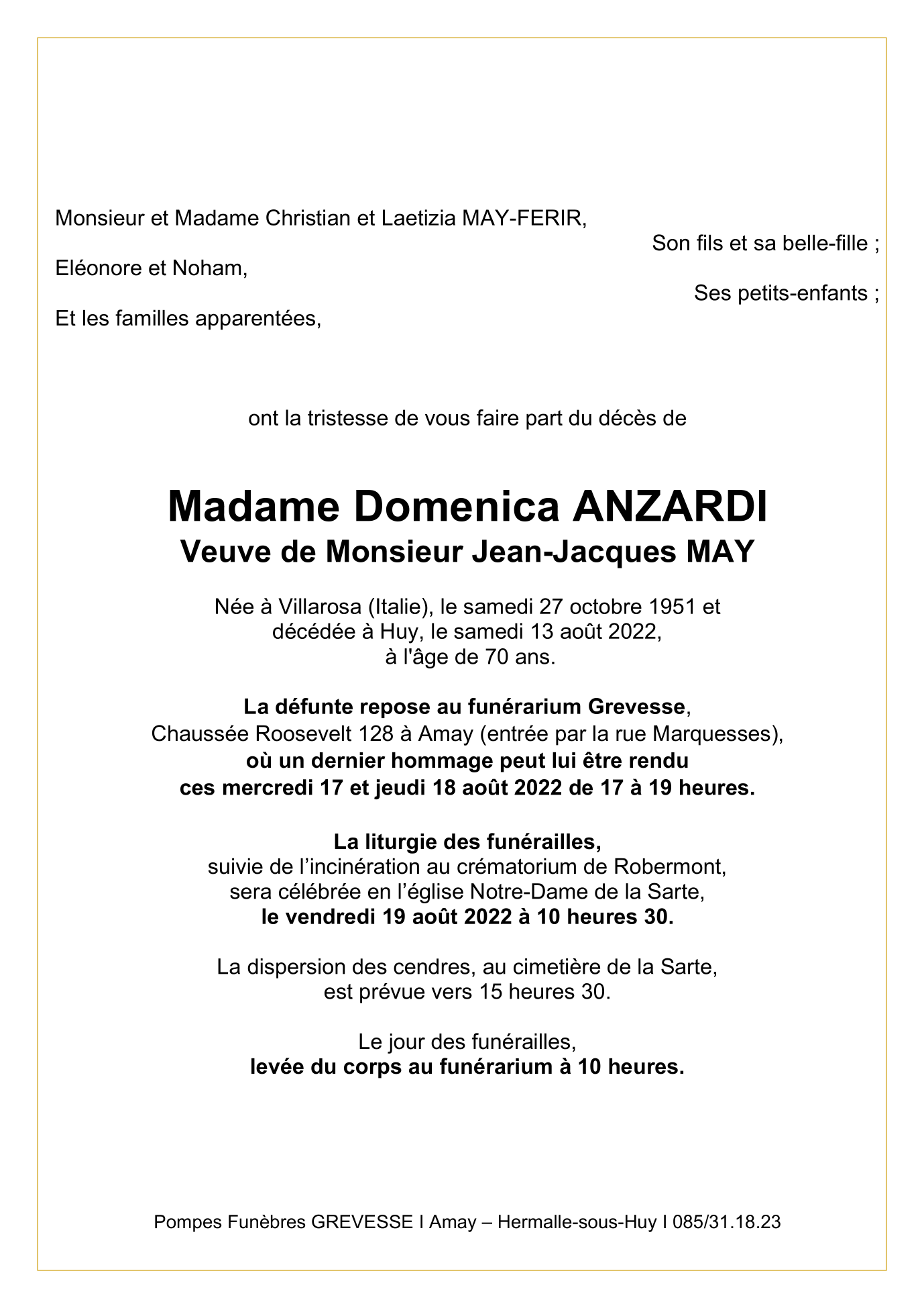 Image Annonce nécrologique