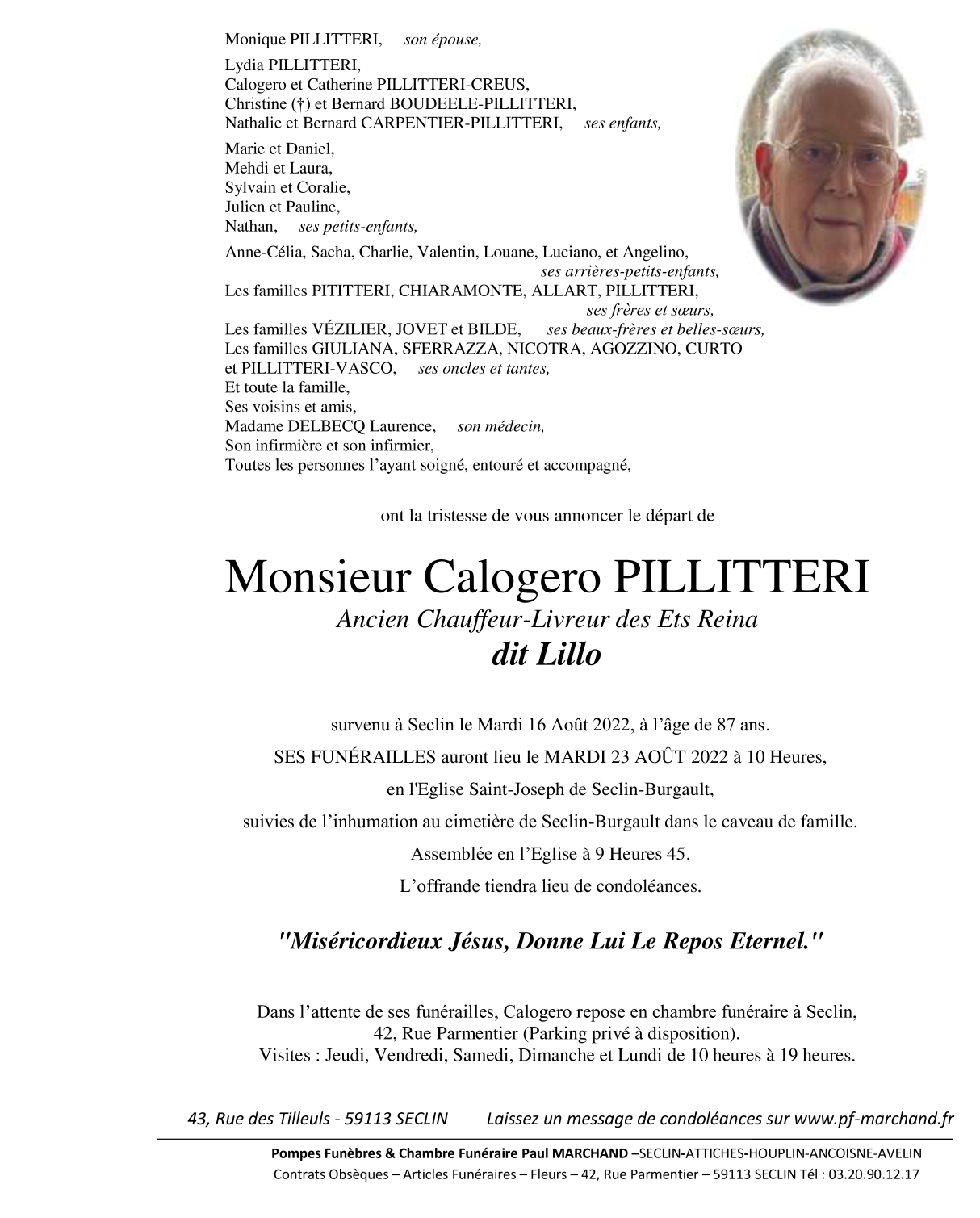 Image Pour voir le faire-part de Calogero Cliquez-ici